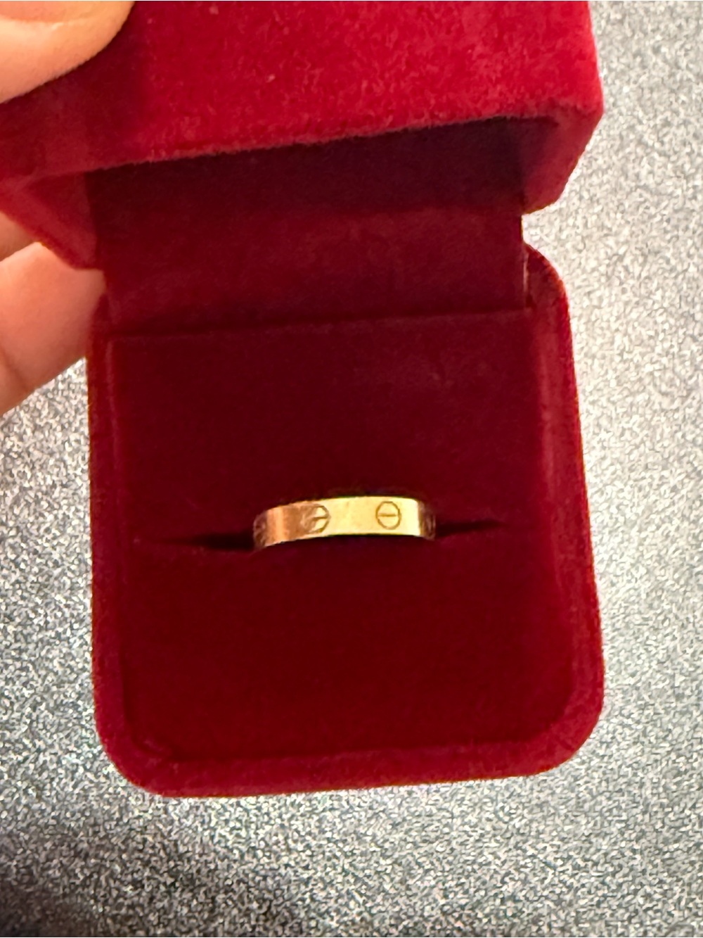 Cartier Gold Love Ring with Screw Motif - Picture 2 of 2